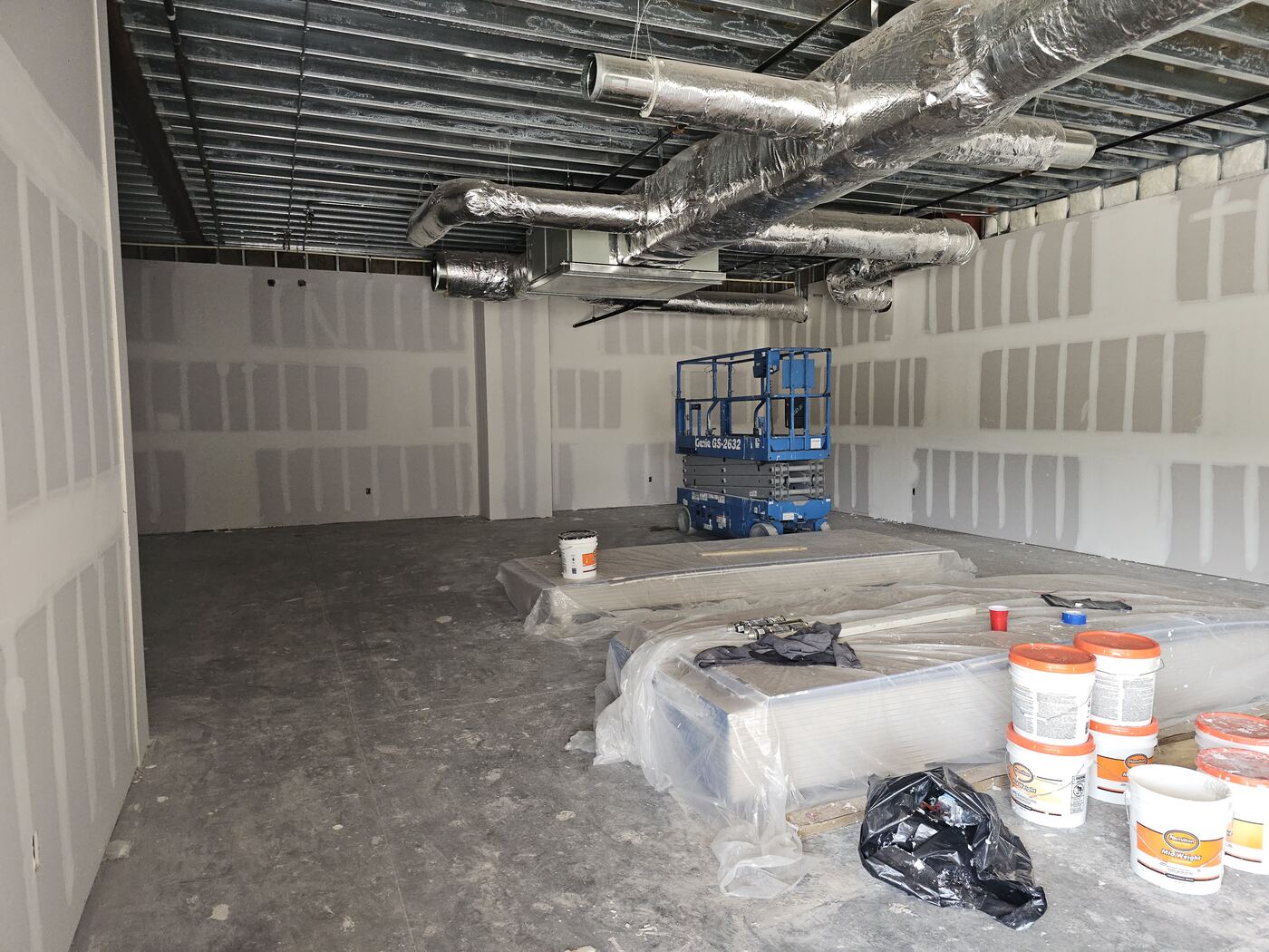 Commercial interior construction detail